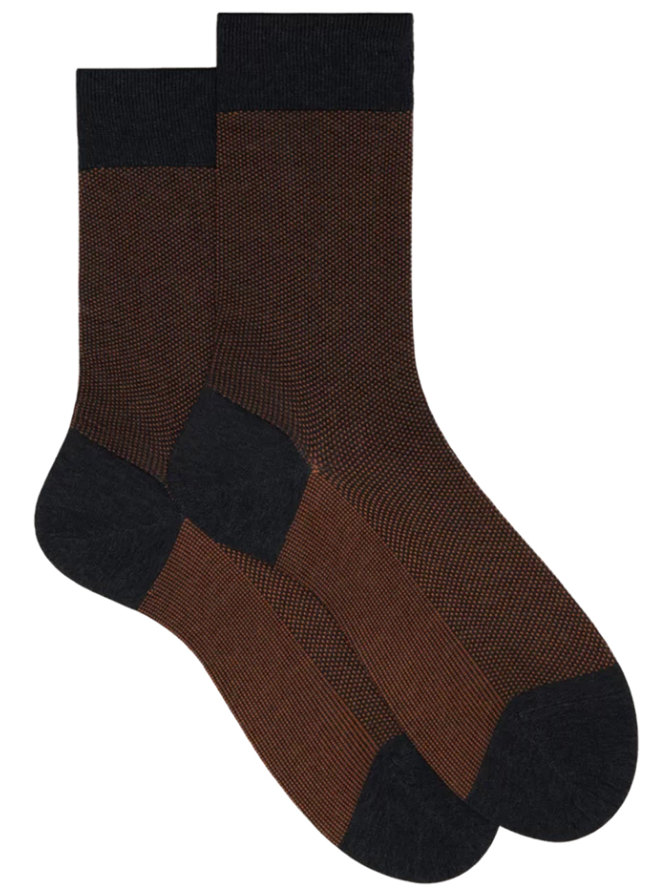 Doré Doré Men's Mercerised Cotton Lisle Caviar Socks