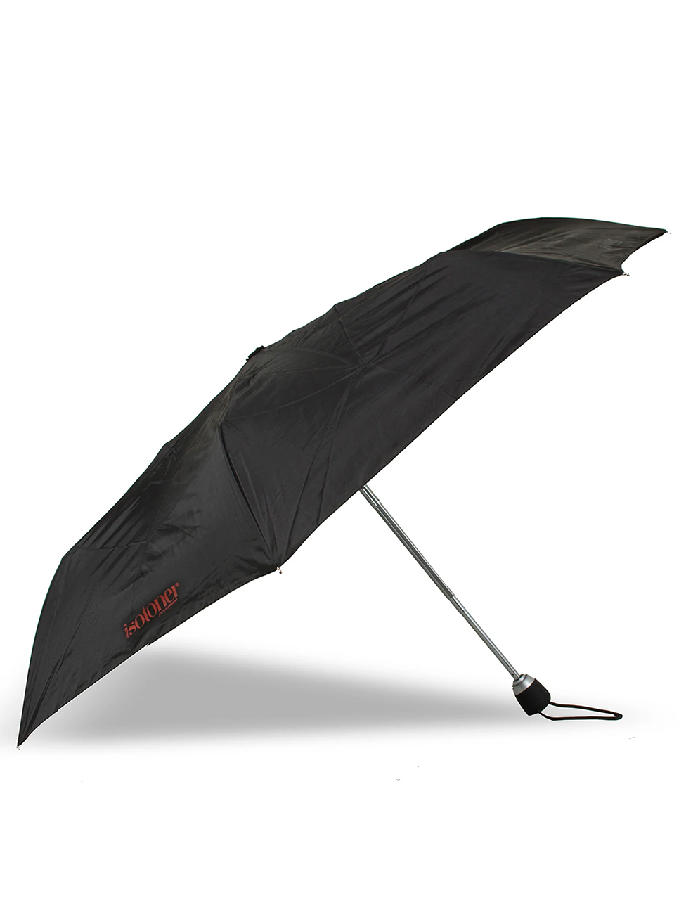 Isotoner Mini Auto Black Umbrella