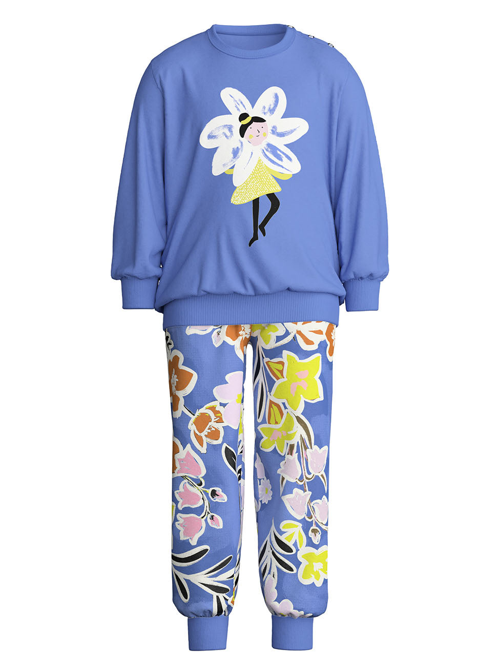 Calida Flowers Cuffed Kids Pyjama