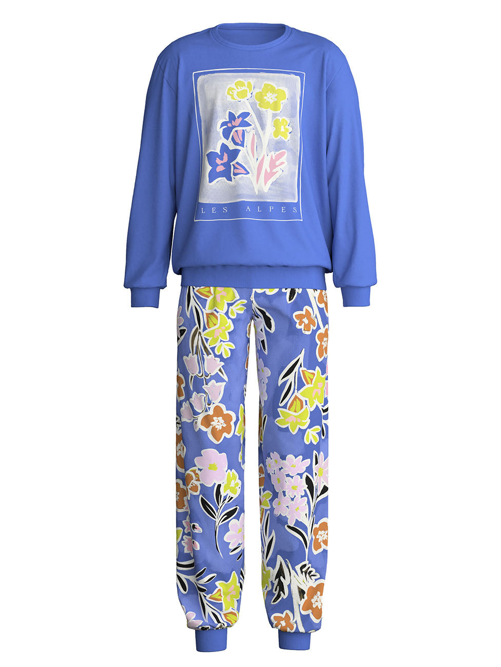 Calida Flowers Cuffed Kids Pyjama