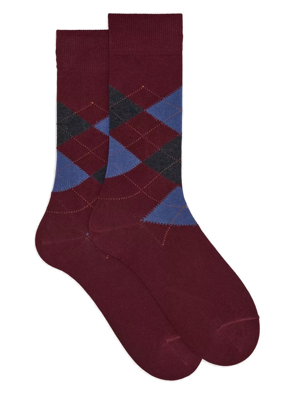 Doré Doré Three-color Patterned Short Socks