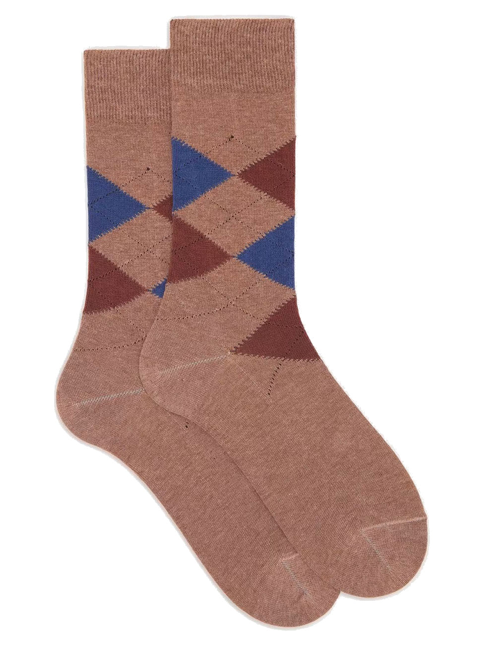 Doré Doré Three-color Patterned Short Socks