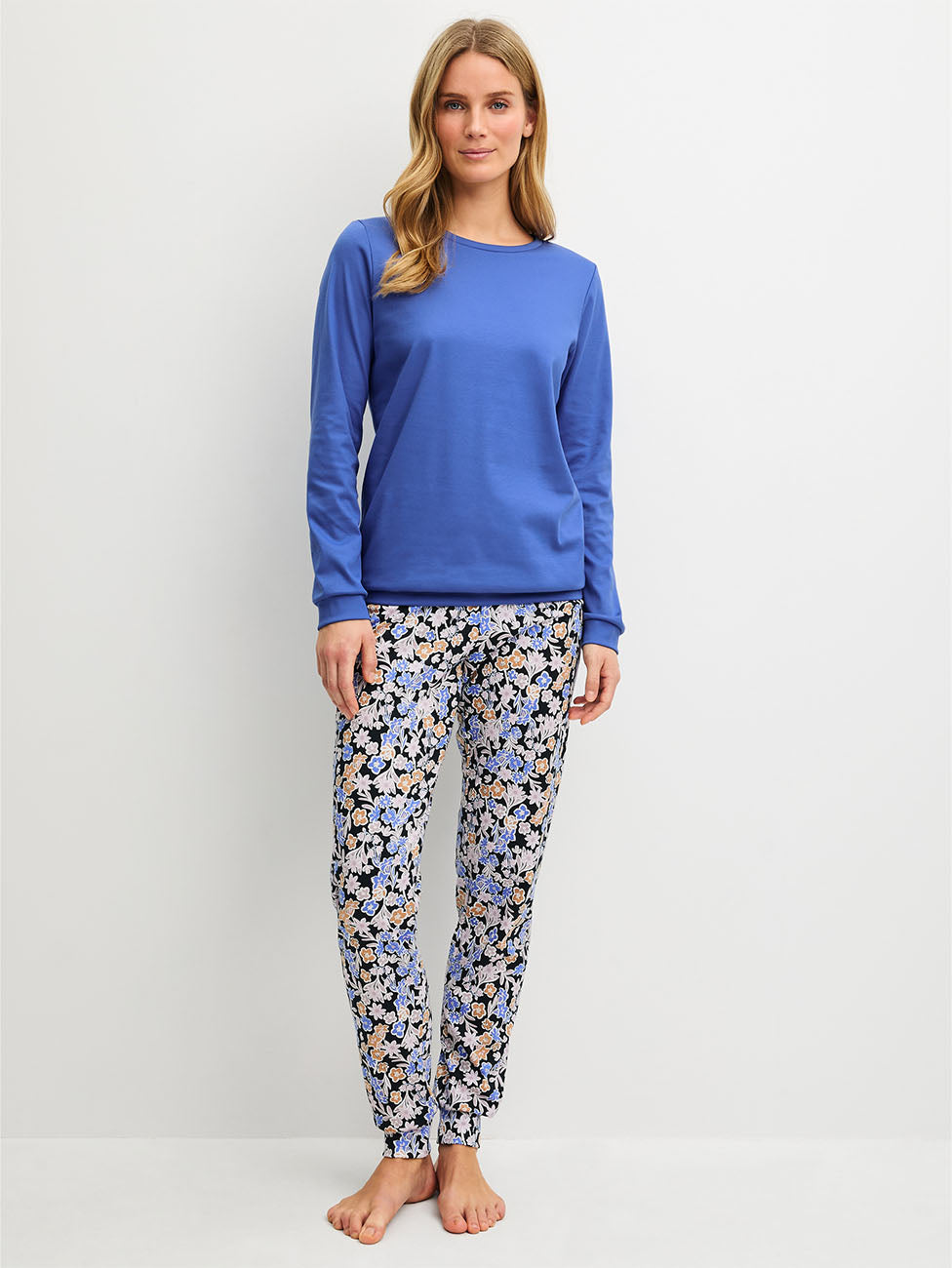 Calida Flower Dreams Cuffed Women Pyjama