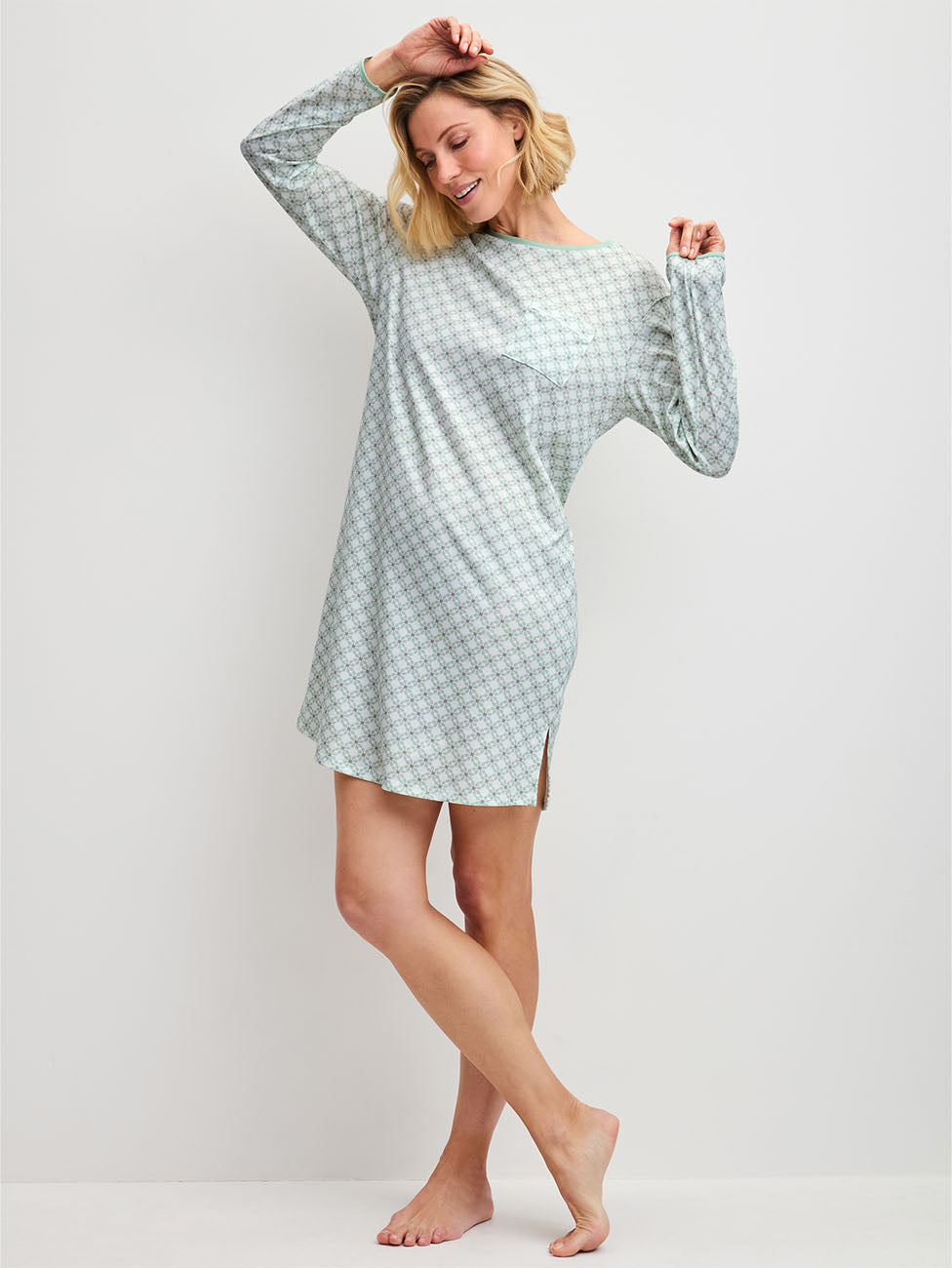 Calida Sweet Dreams Women Long Sleeve Nightdress