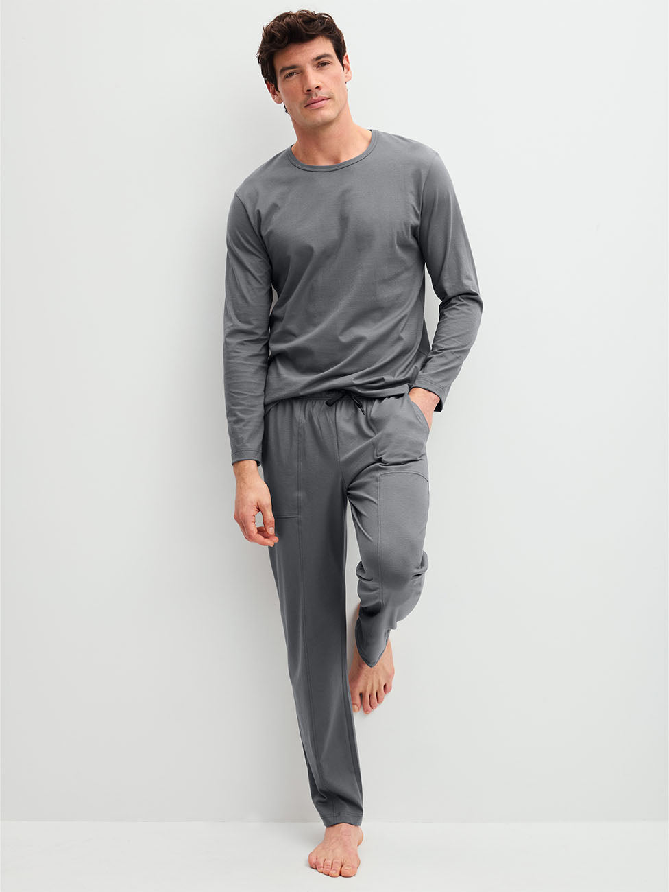 Calida RMX Sleep Leisure Men Long Sleeve Shirts