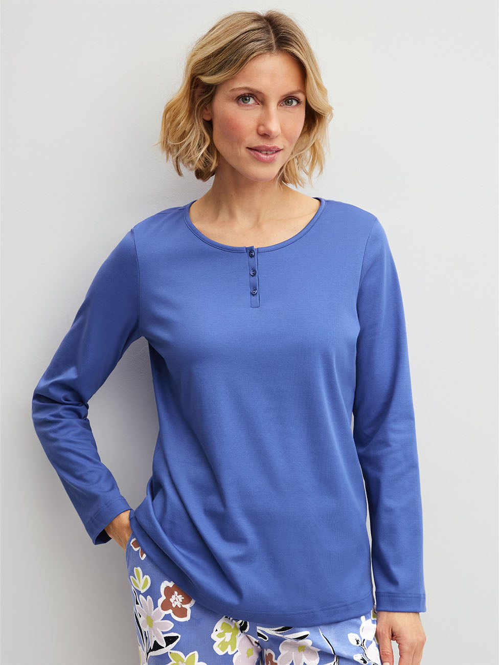 Calida Sleep Over M&M Long-Sleeve Women Shirt