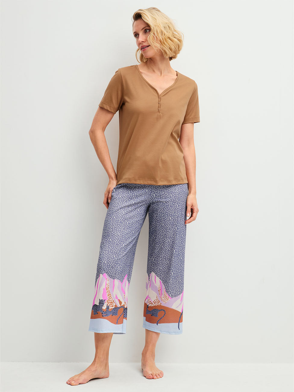 Calida Sleep Over M&M Short-Sleeve Women Shirt