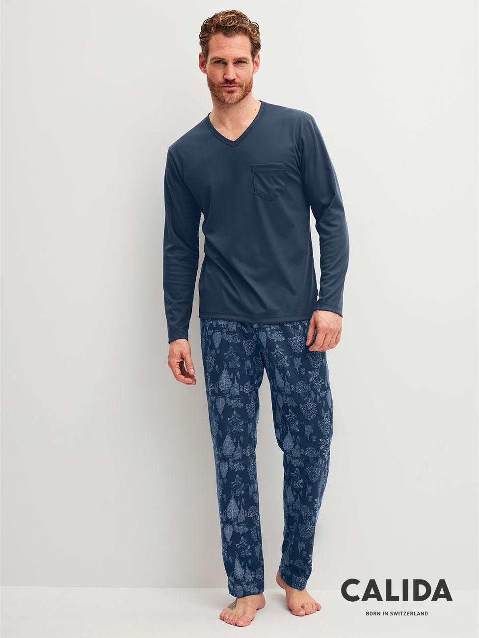Calida Relax Streamline 2 Men Long Pyjamas