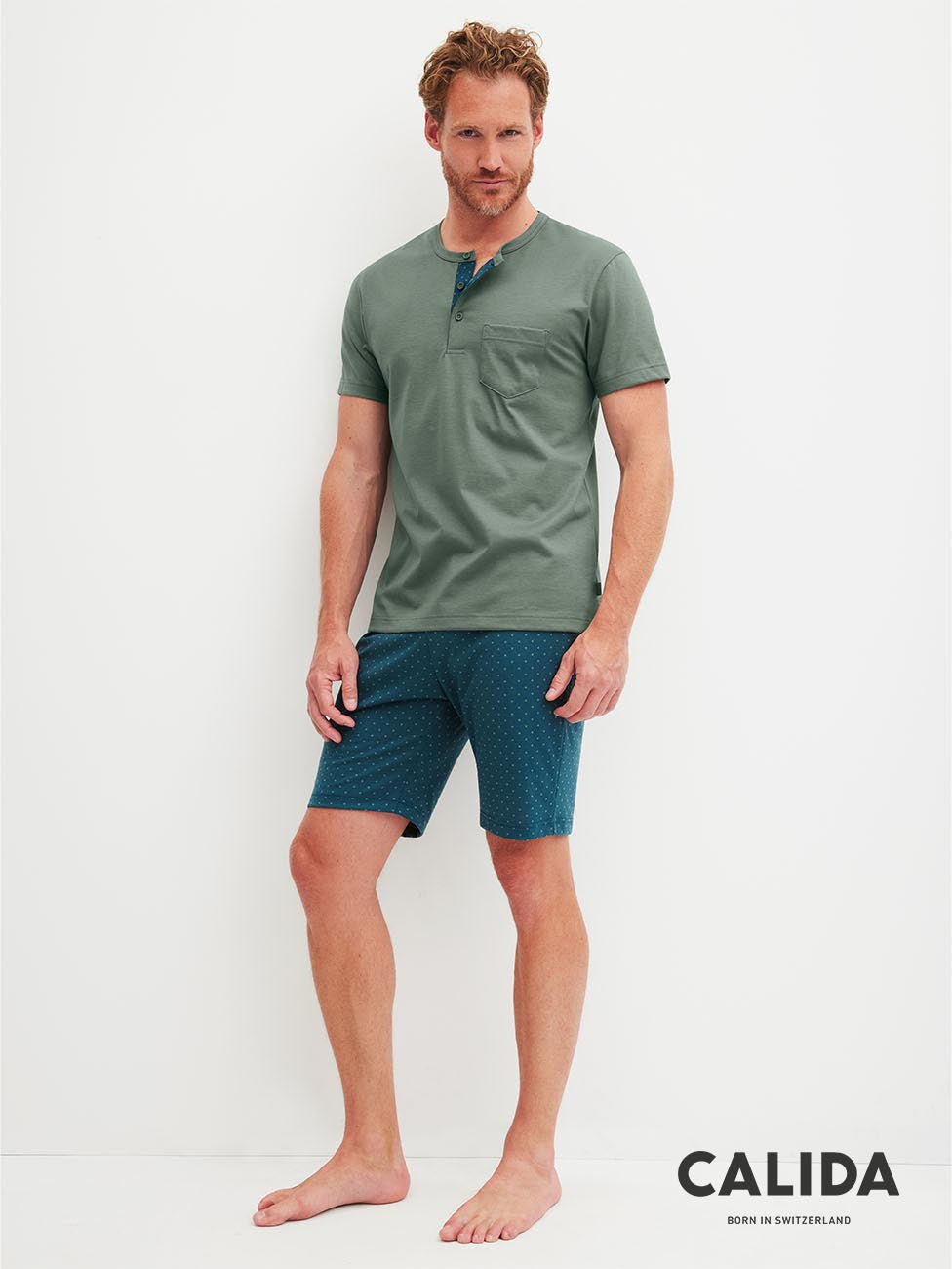 Calida Relax Imprint 1 Short Pyjamas