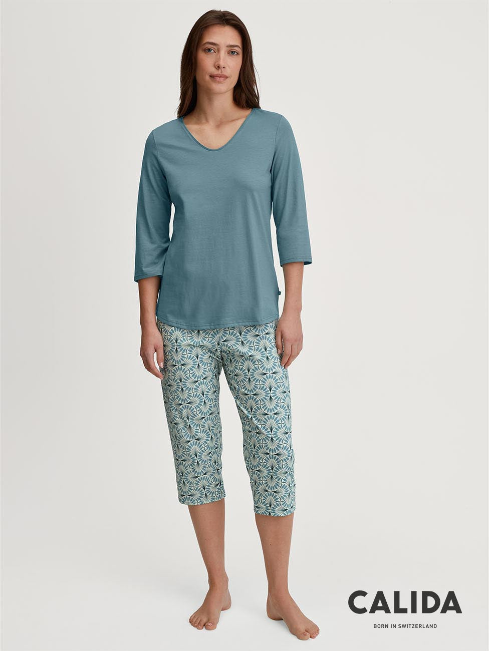 Calida Ornament Nights Women 3/4 Pyjamas