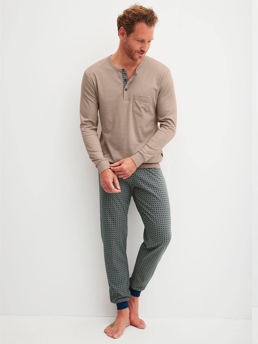 Calida Relax Choice 1 Cuffed Pyjamas
