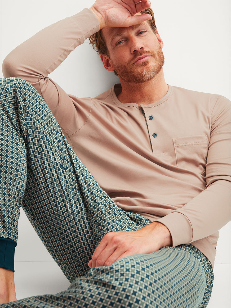 Calida Relax Choice 1 Cuffed Pyjamas