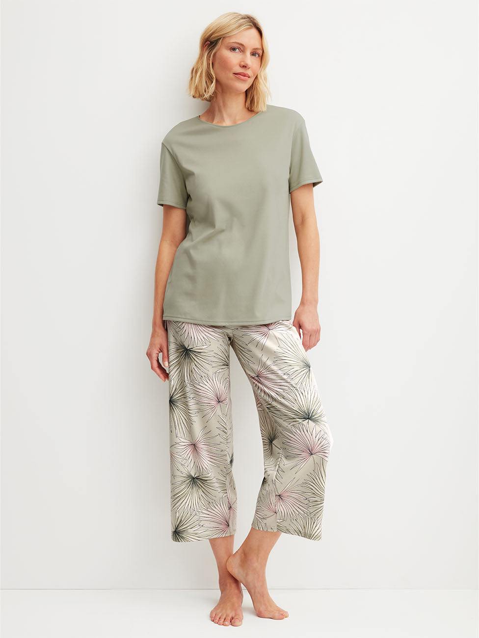 Calida Leaf Dreams 7/8 Pyjamas