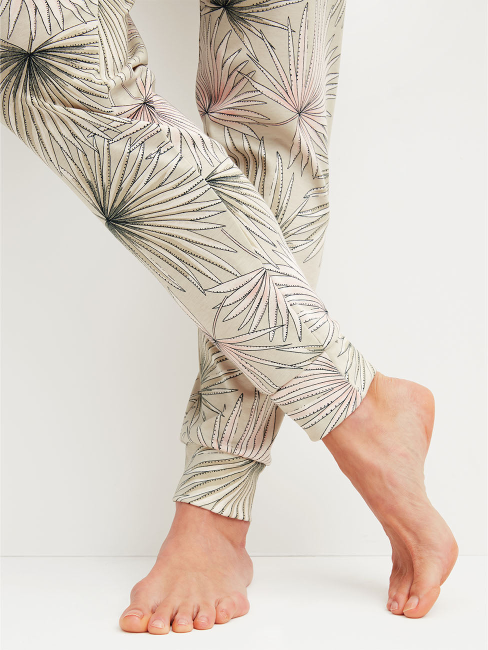 Calida Leaf Dreams Pyjamas With Cuff