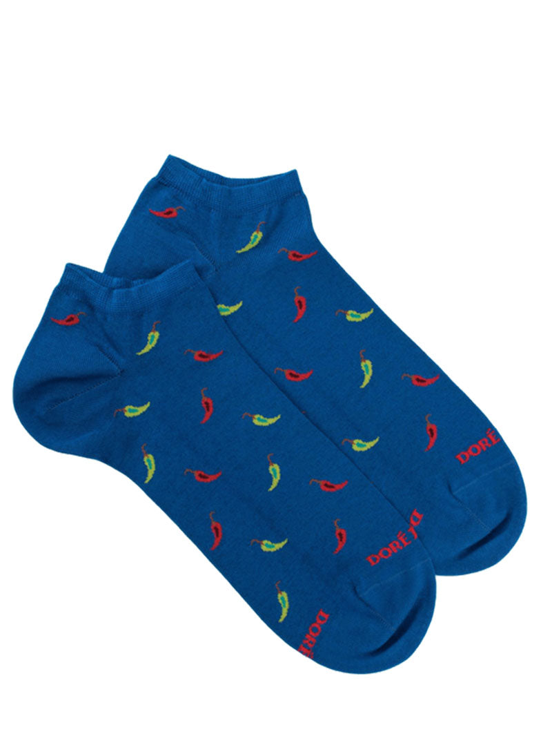 Doré Doré Men's Chilli Patterned Ancle Socks
