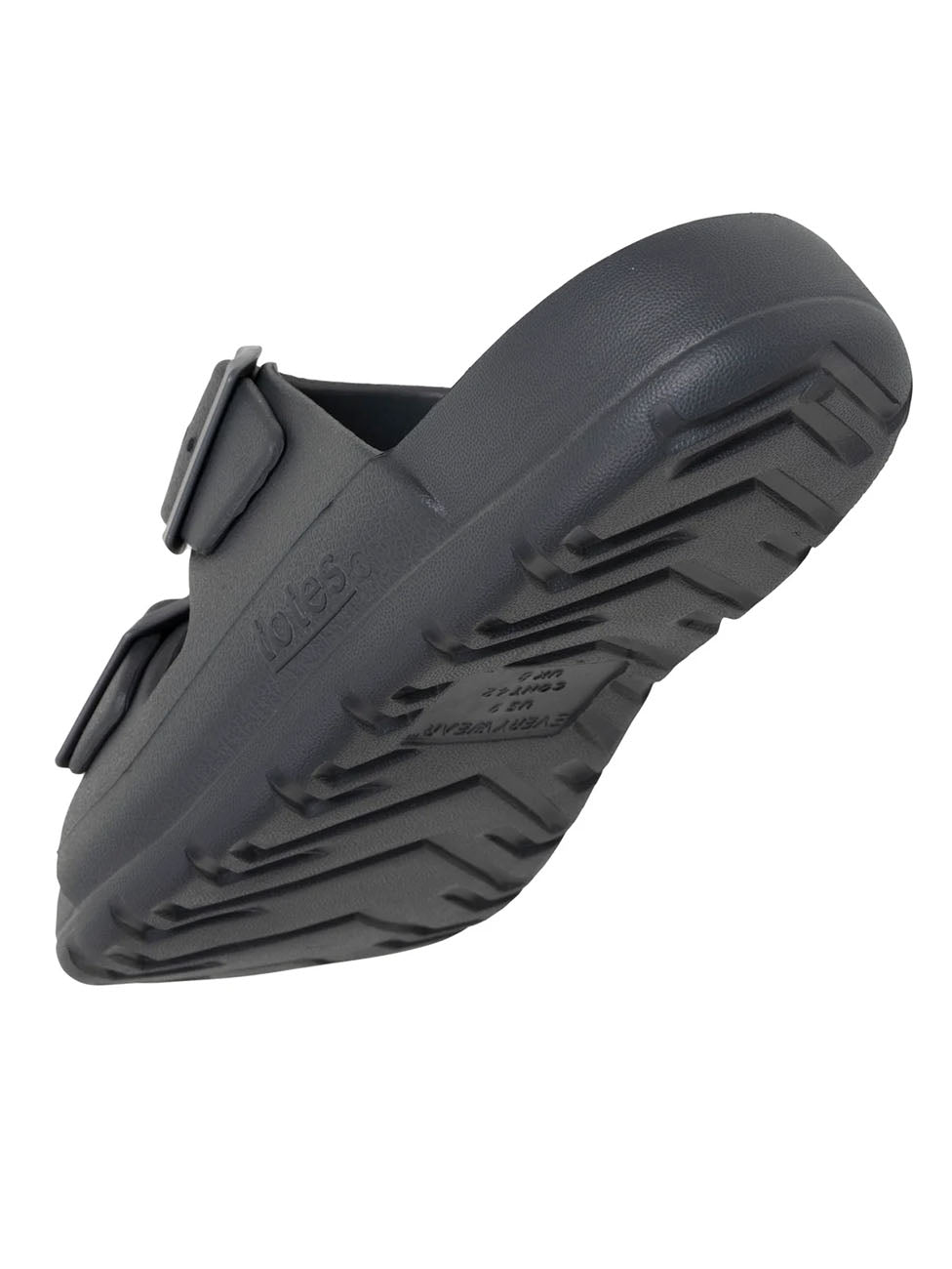Isotoner Gris Ajustable Mules