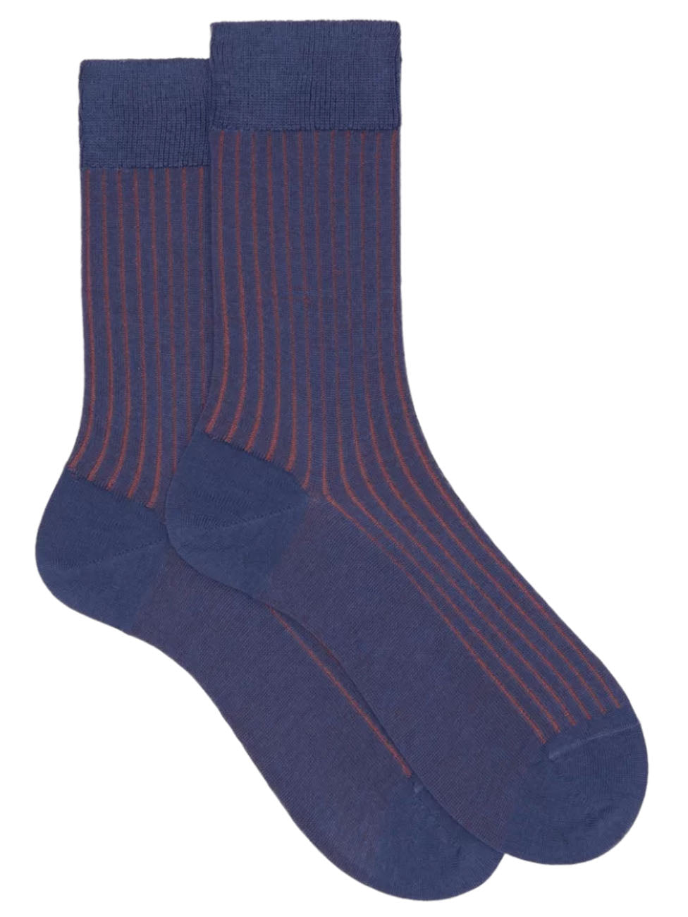 Doré Doré Men's Wool & Cotton Ribbed Vanisé Socks