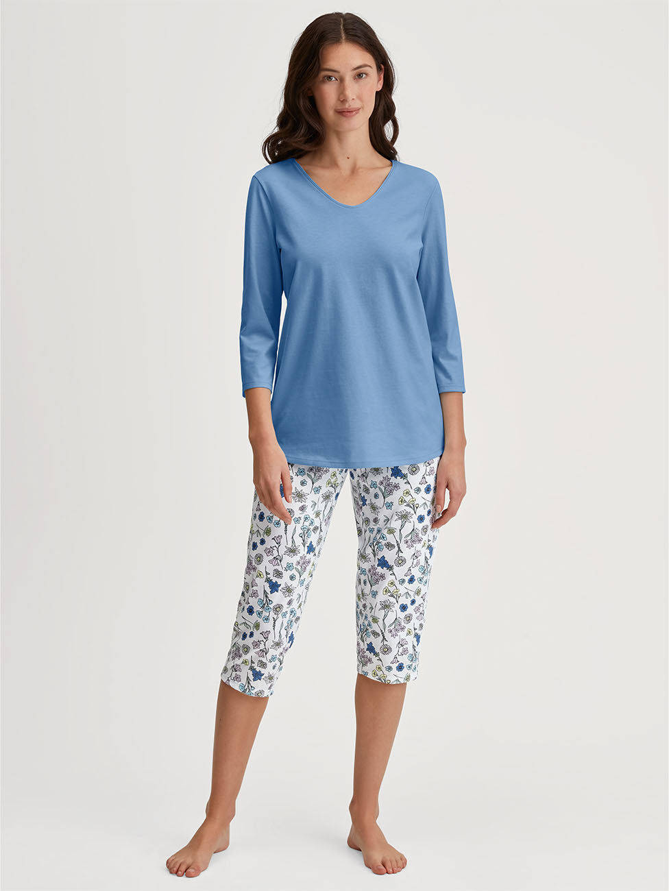 Calida Flower Nights Capri Pyjama