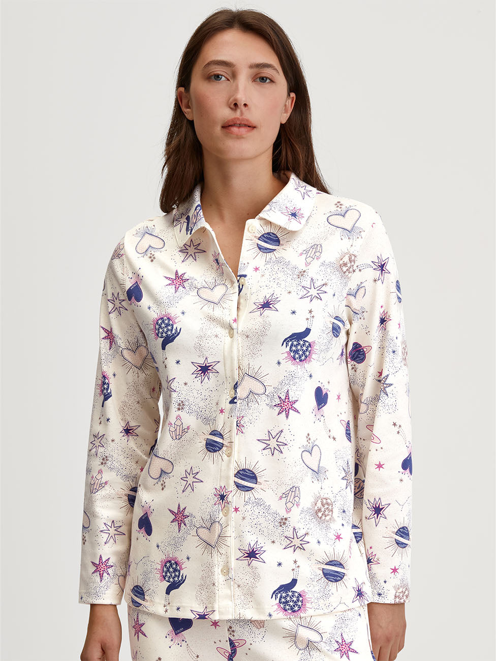 Calida Favourites Universe Women Shirt Long-Sleeve