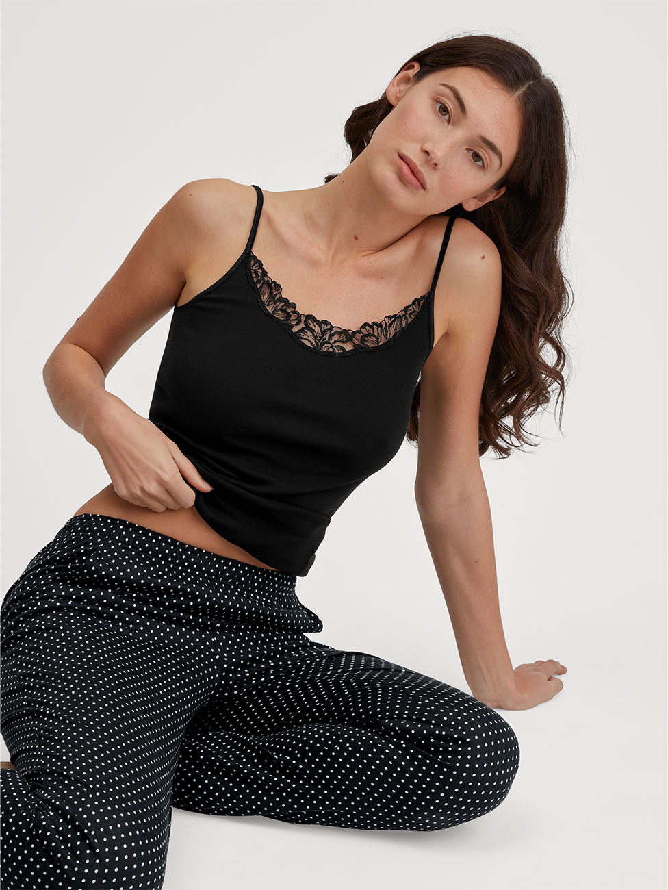 Calida Cotton Desire Spaghetti top