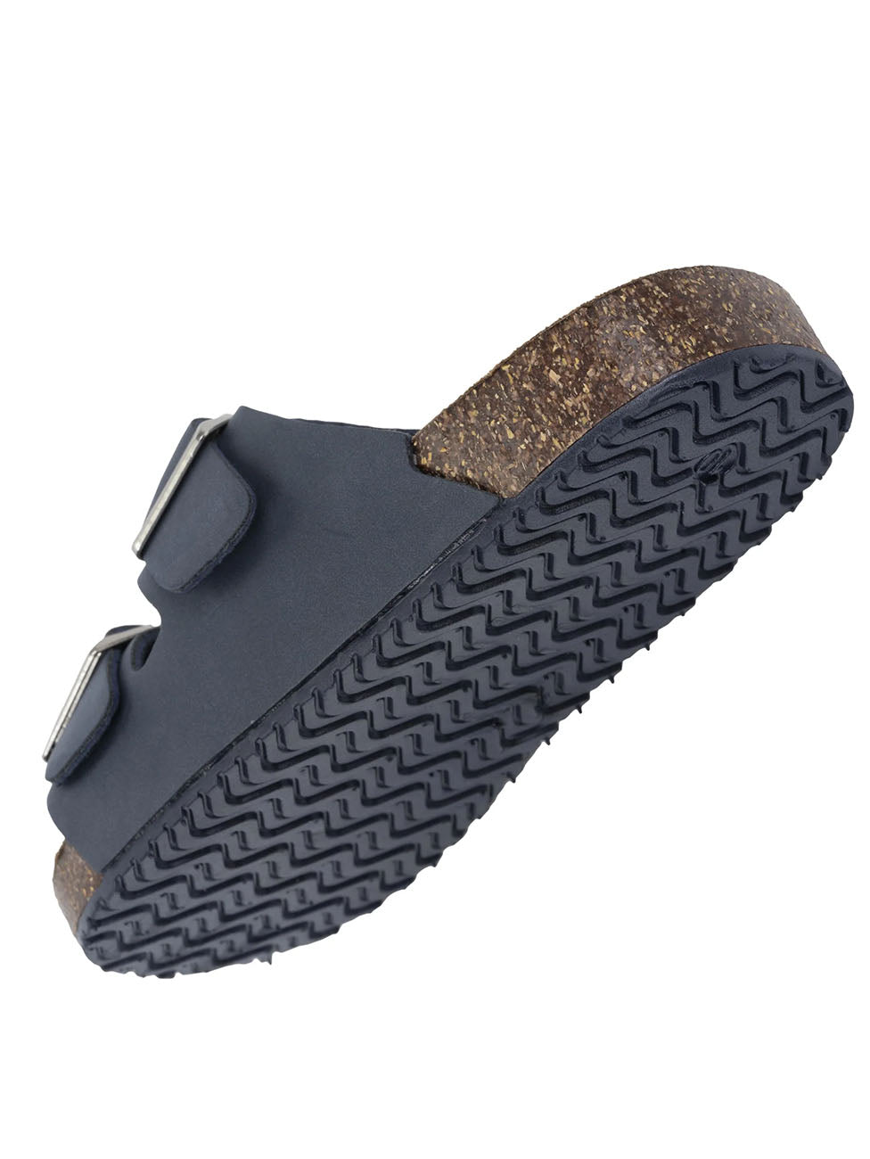 Isotoner Children's Double Strap Navy Mules