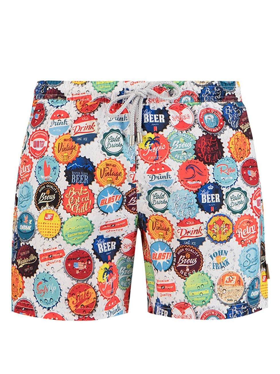 John Frank All Over Printed Swimshorts - Beer Caps