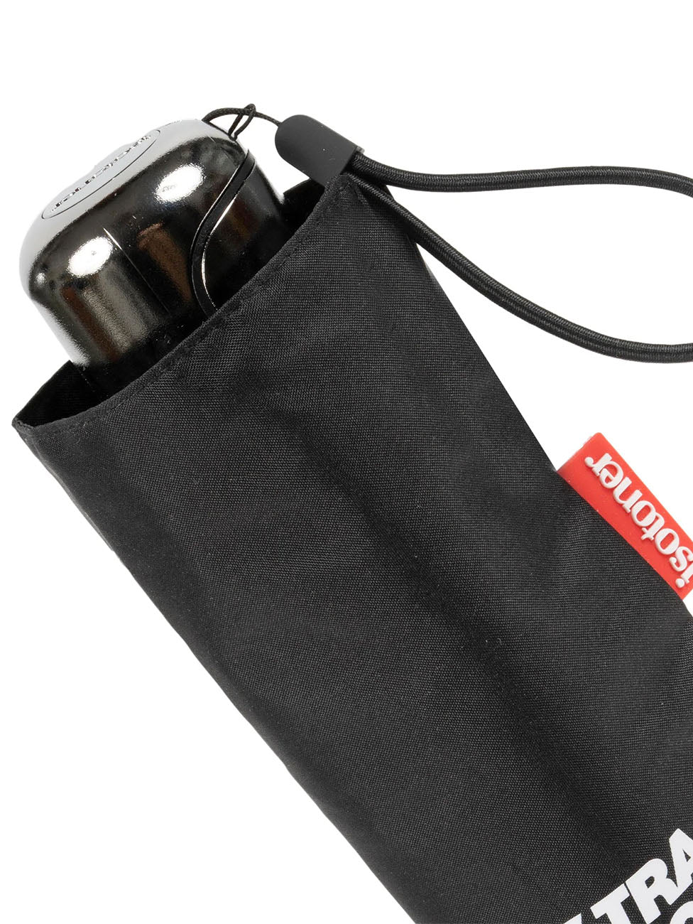 Isotoner Black X-Tra Resistant Alpha Umbrella