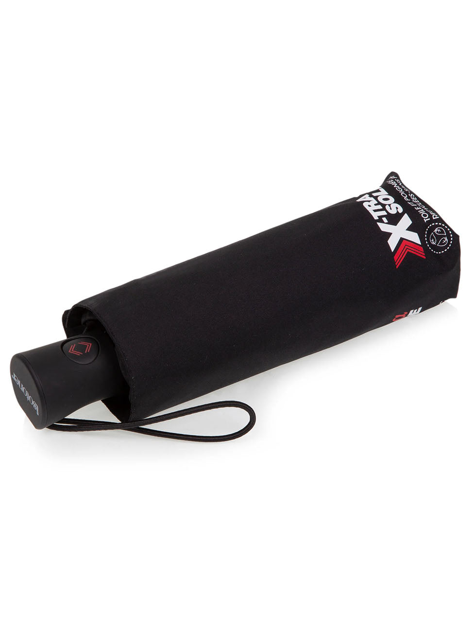 Isotoner Alpha X-Tra Resistant Black Umbrella