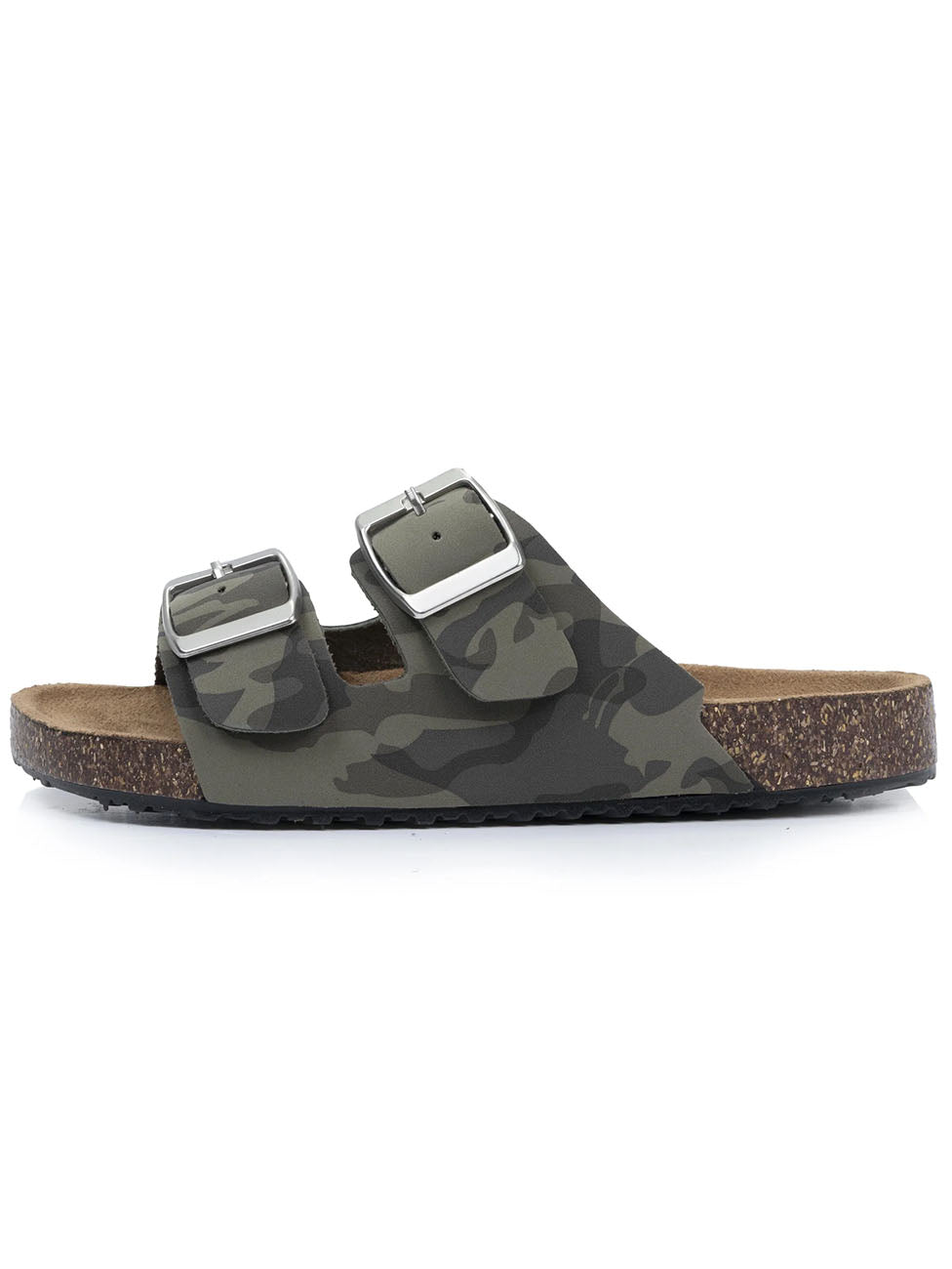 Isotoner Children's Double Strap Camo Mules