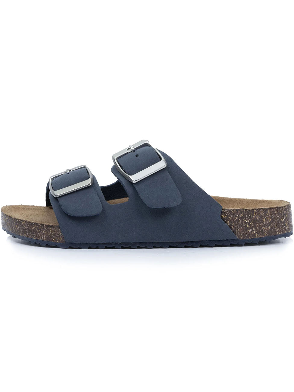 Isotoner Children's Double Strap Navy Mules