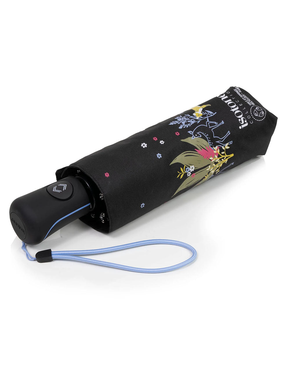 Isotoner Mini Auto Deer Frieze Umbrella