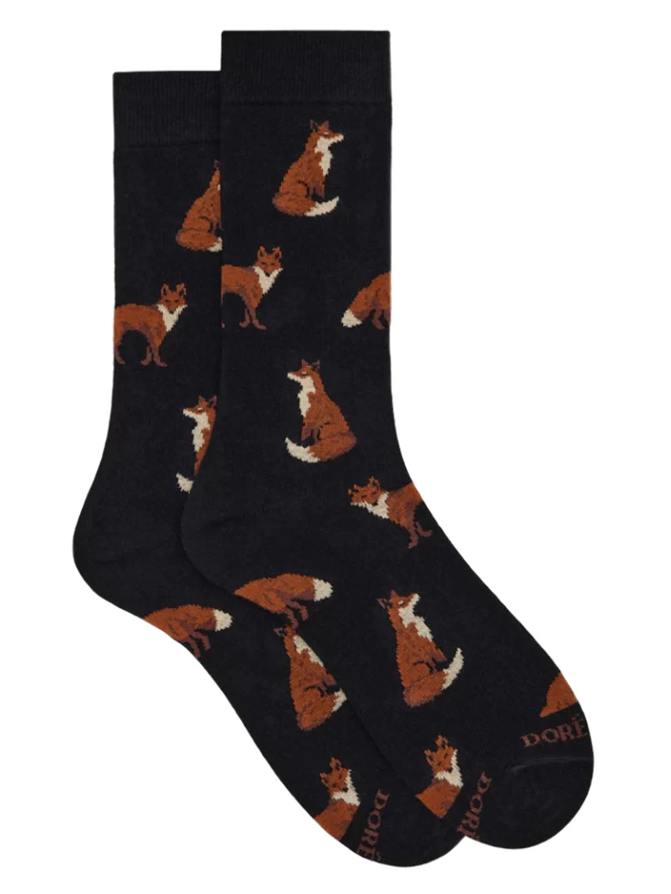 Doré Doré Fox Patterned Short Socks