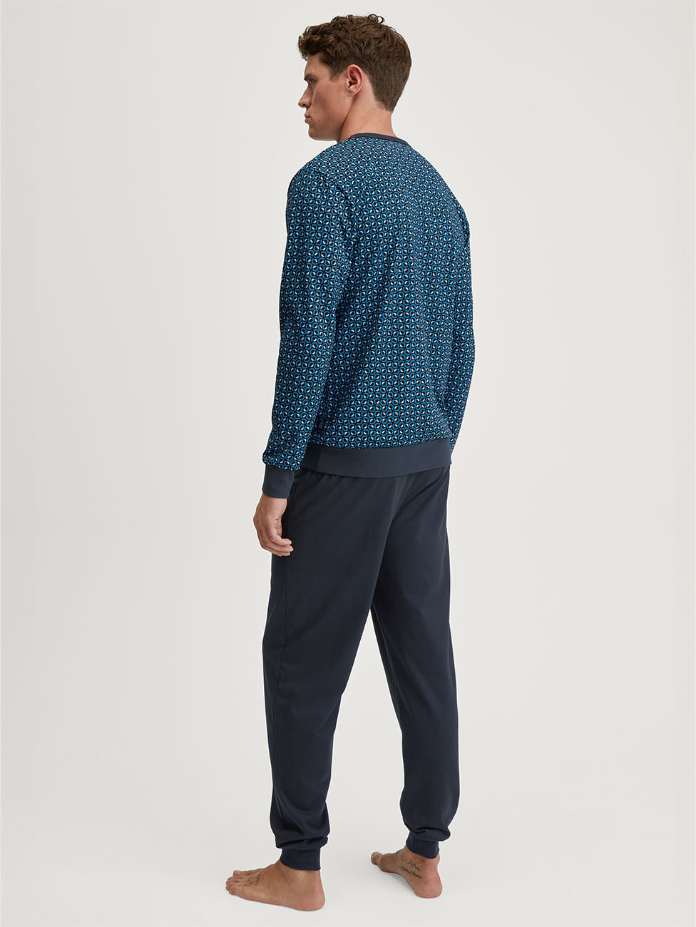 Calida Relax Imprint 2 Men Pyjamas With Cuff