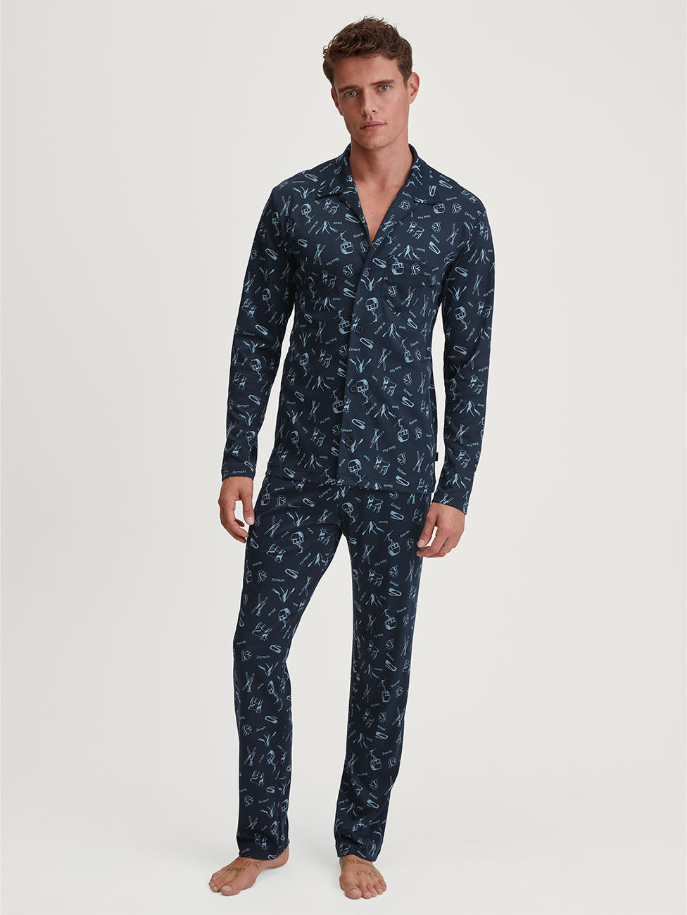 Calida Relax Swiss Resort Button-Up Pyjama