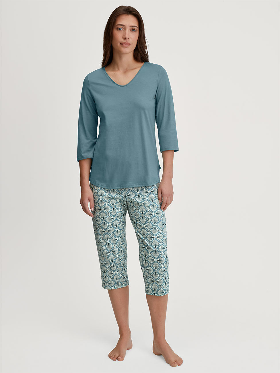 Calida Ornament Nights Women 3/4 Pyjamas