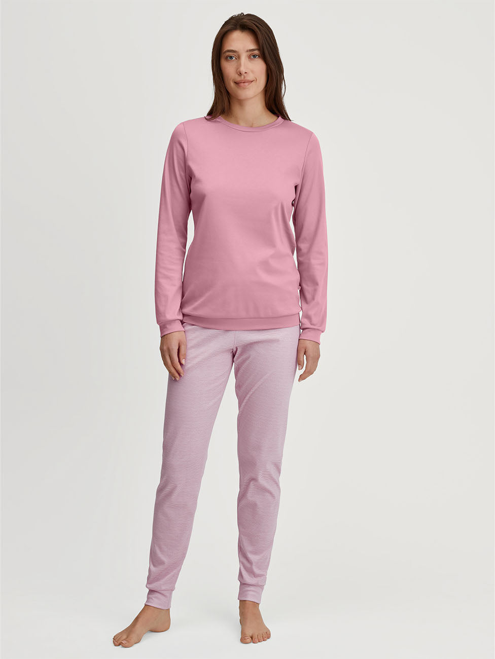 Calida Striped Dreams Women Pyjamas With Cuff