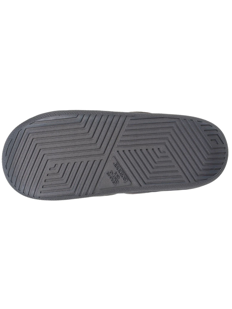 Isotoner Xtra Comfort Velvet Grey Slippers