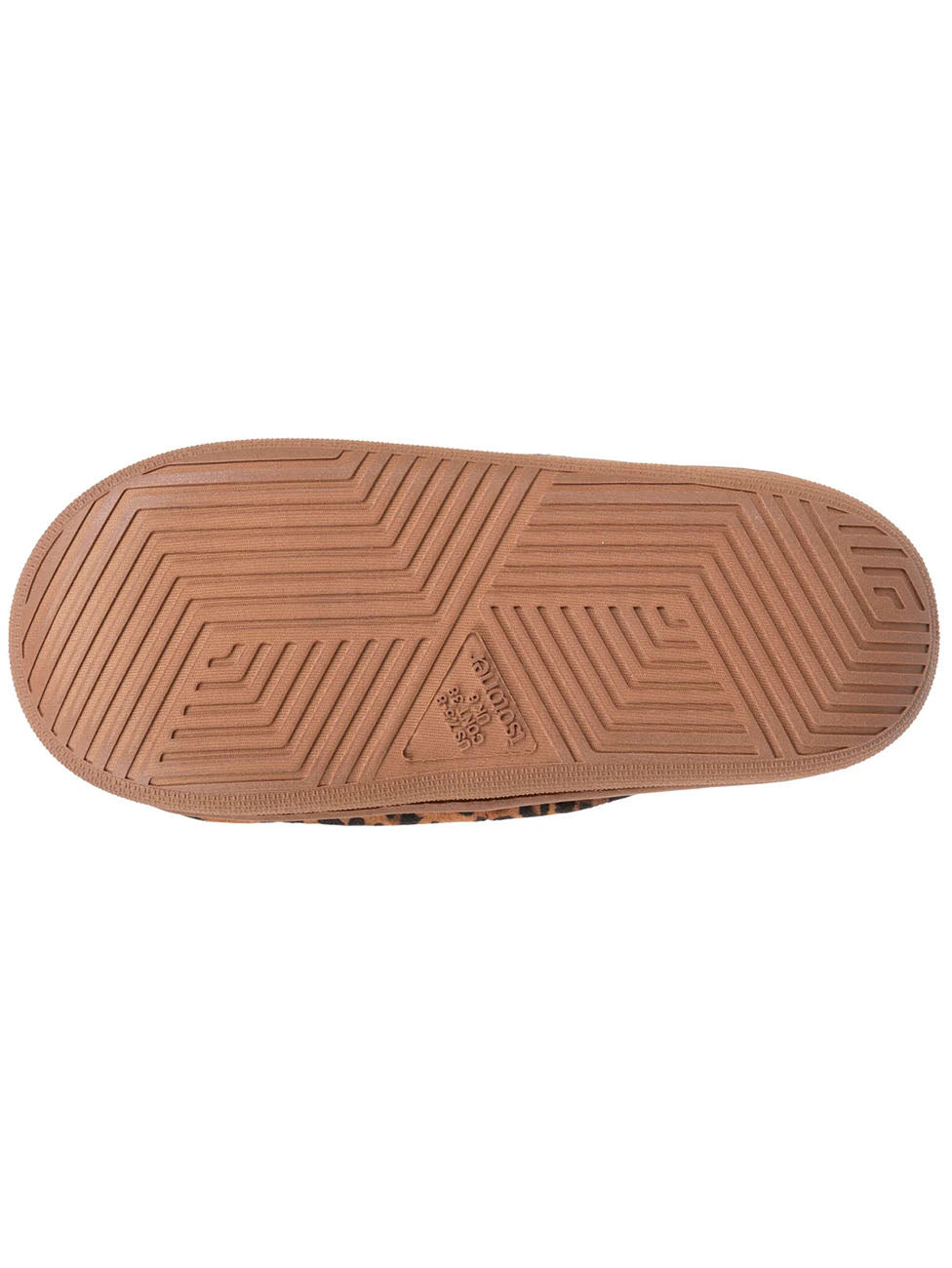 Isotoner Xtra Comfort Leopard Camel Slippers