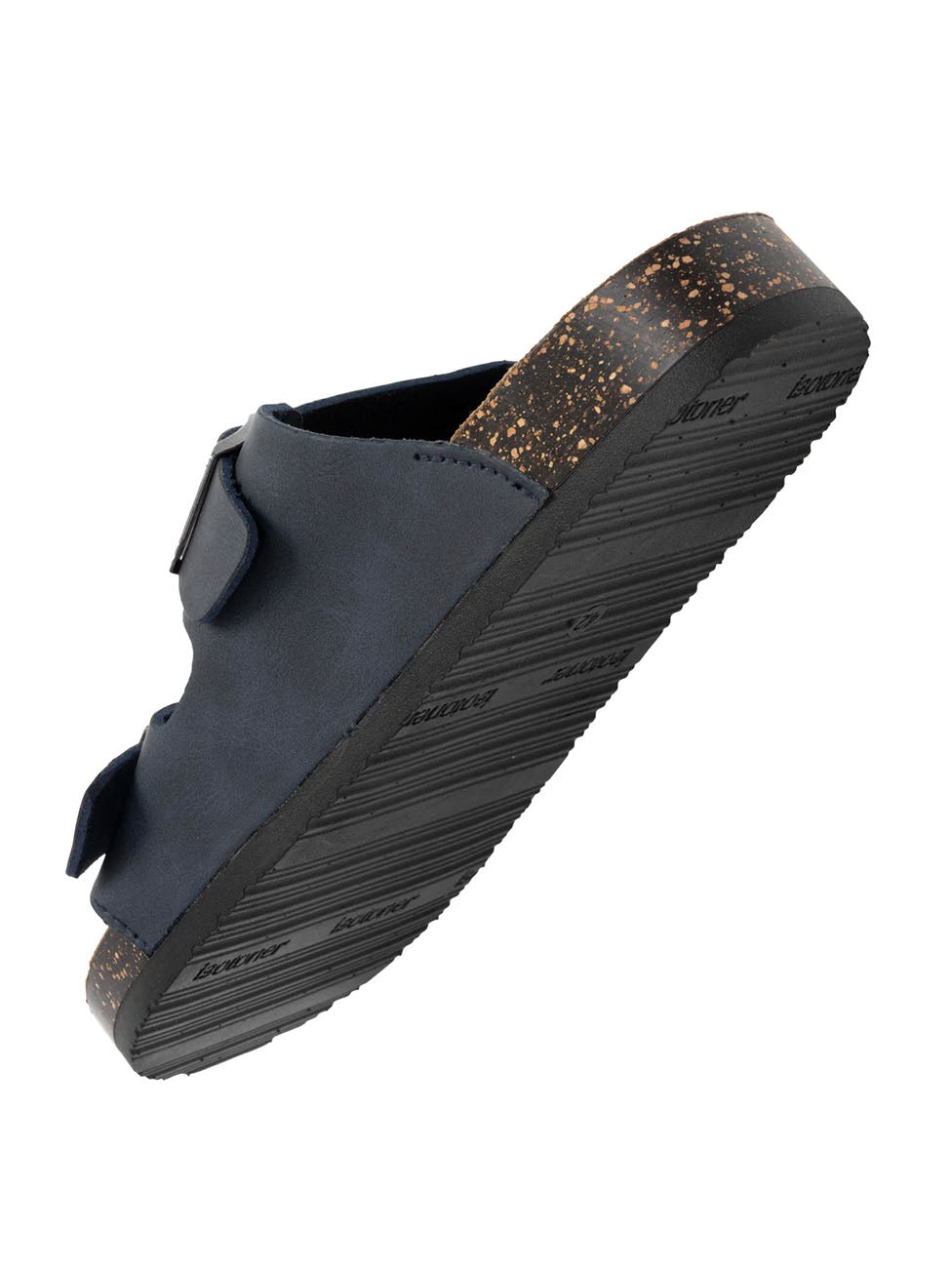 Isotoner Men's Comfort Double Buckle Marine Slippers
