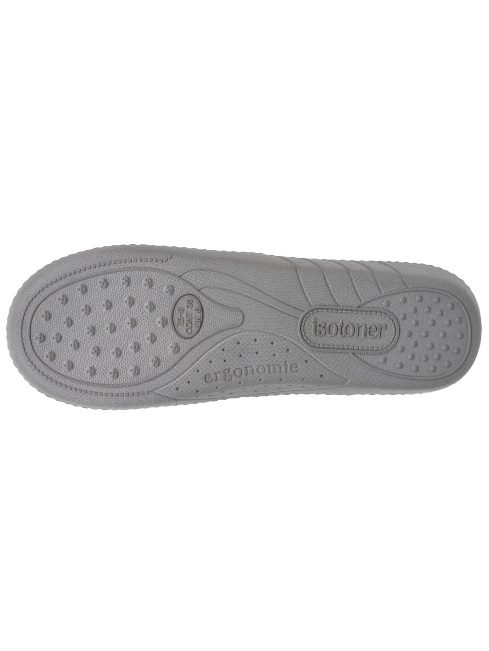 Isotoner Women's Grey Heather Felt Slippers