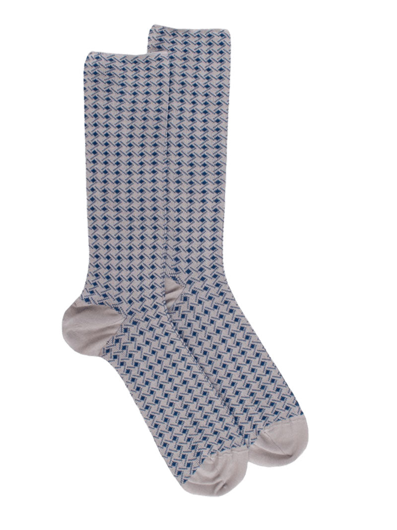 Doré Doré Homme Chaussette Sbe Co/Ea Lignes Et Losanges