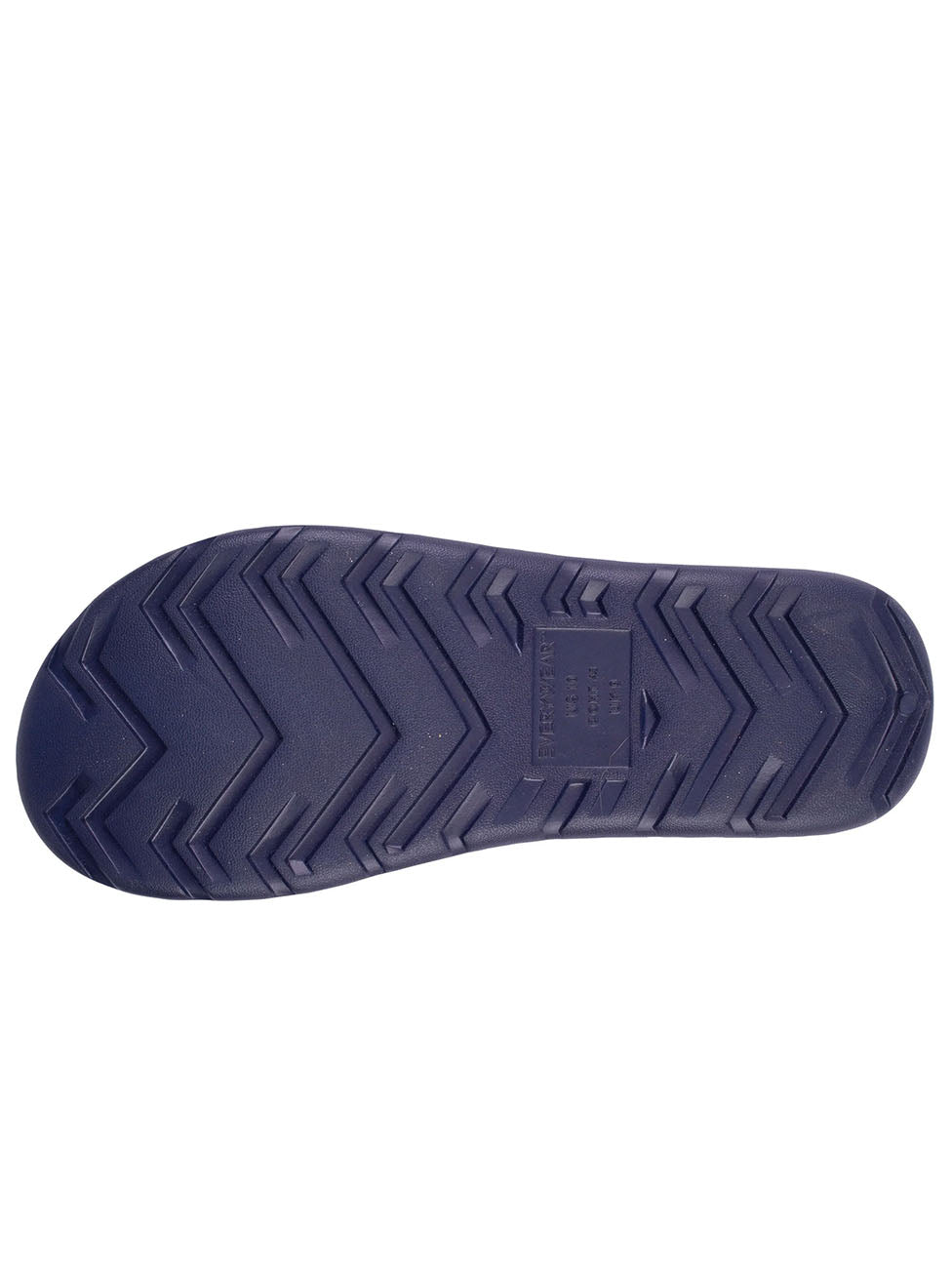 Isotoner Men's Navy Blue Flip-Flop Mules