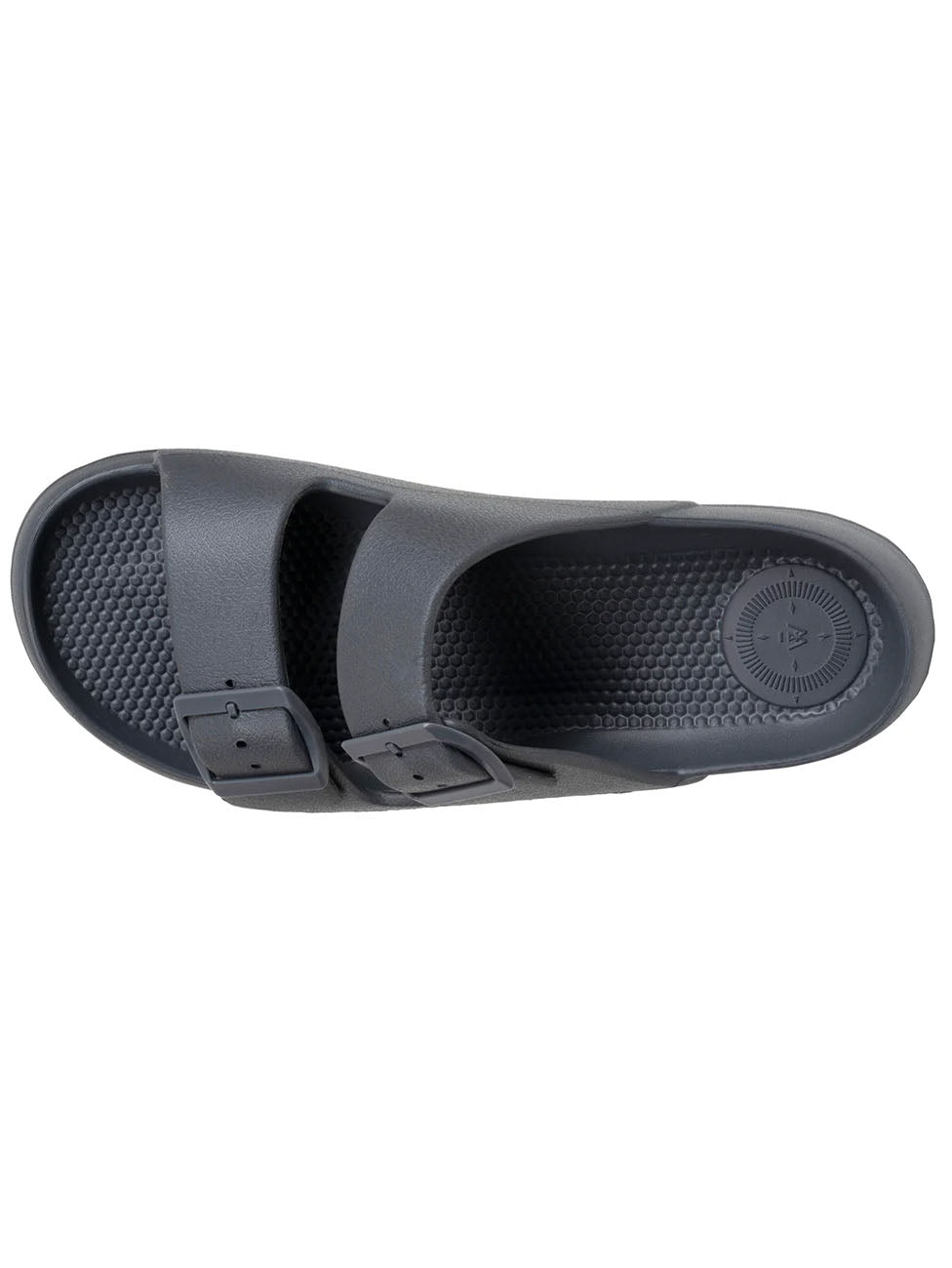 Isotoner Gris Ajustable Mules
