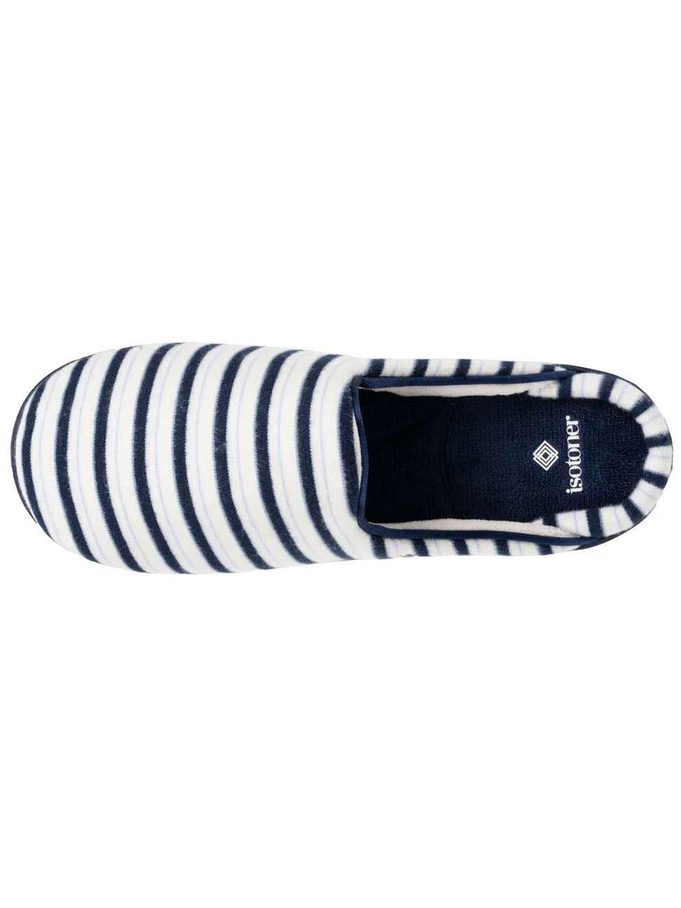 Isotoner Blue Striped Slippers