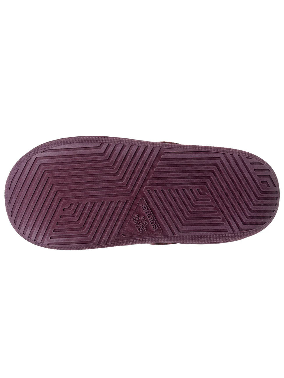 Isotoner Leopard Bordeaux Xtra Comfort Mules