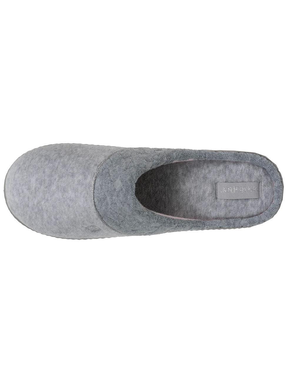 Isotoner Women's Grey Heather Felt Slippers