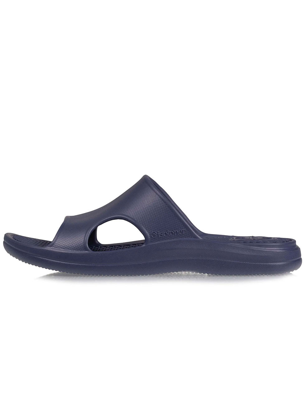 Isotoner Men's Navy Blue Flip-Flop Mules