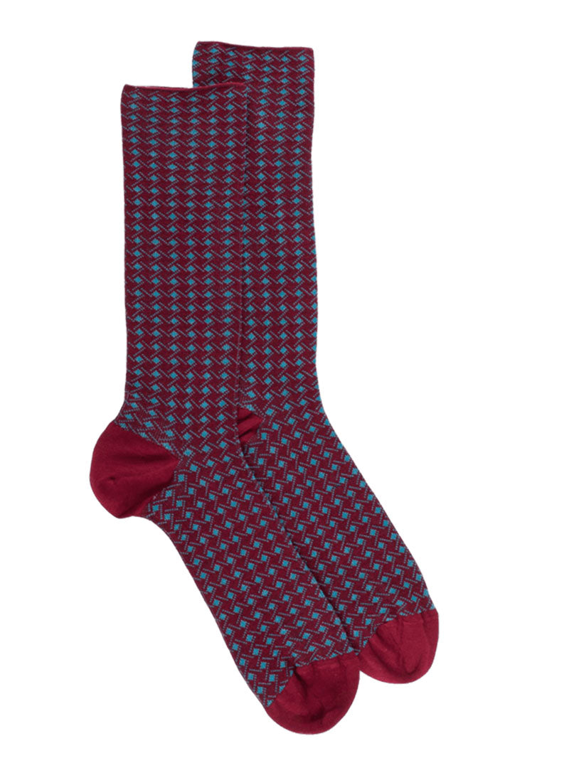 Doré Doré Homme Chaussette Sbe Co/Ea Lignes Et Losanges