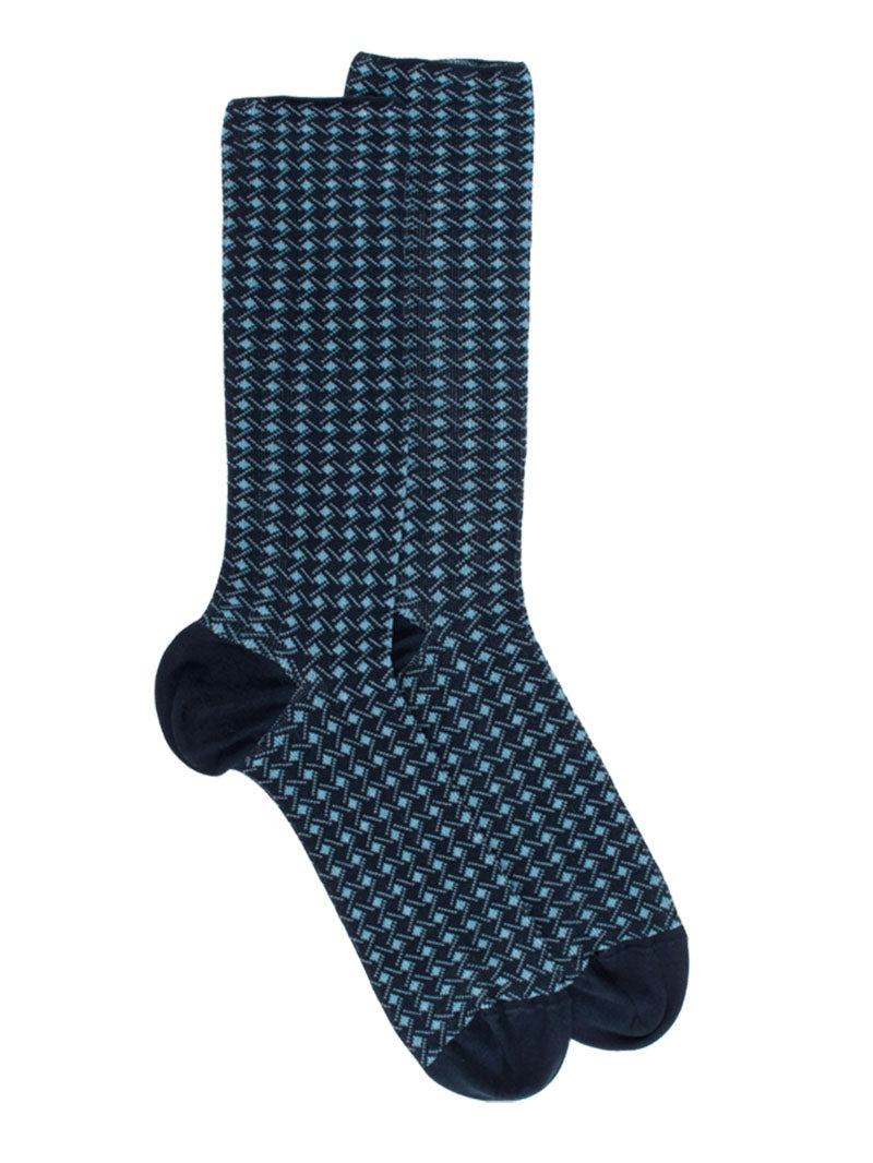 Doré Doré Homme Chaussette Co/Ea Losanges Plein Et Vide
