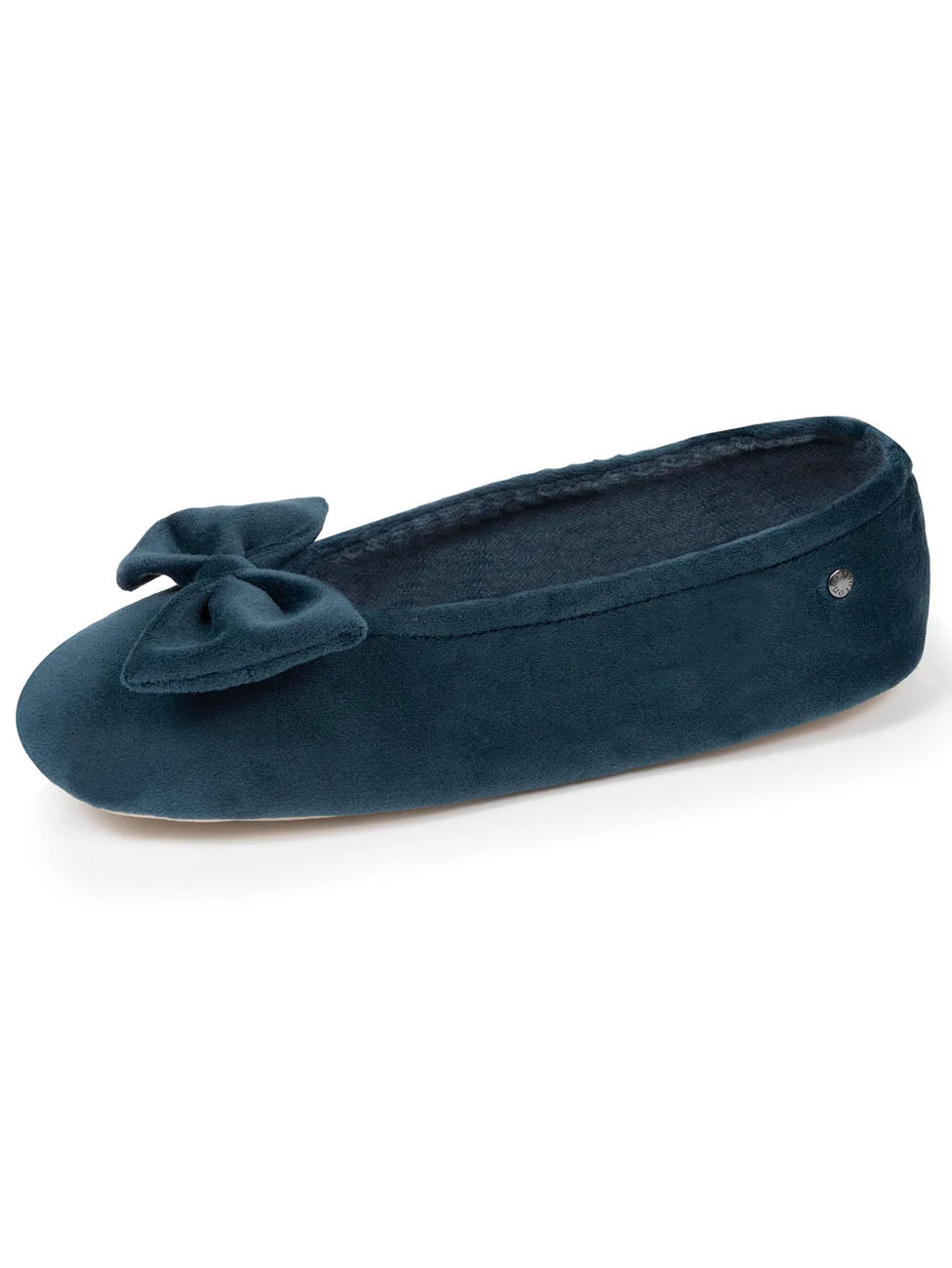 Isotoner Bleu Canard Ballerinas